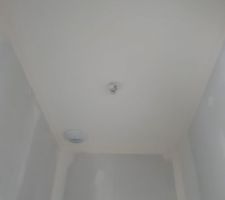 2ème couche plafond des wc