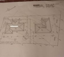 Emplacement de ma maison sur ce terrain valant division (maison de droite)