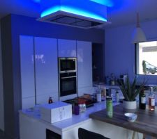 Éclairage d?ambia Leds multicolore cuisine