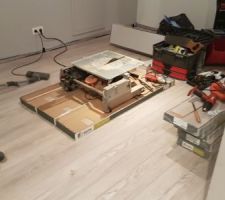 Installation parquet chambre