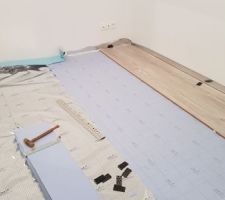 Installation parquet chambre