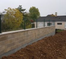 Mur nord fini