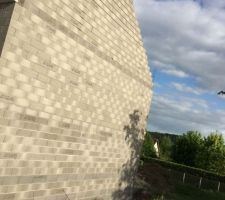 Pignon de la maison / FACE OUEST ok !