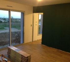 Peinture et parquet bureau