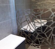 Plaque cuisson sur plan travail granit