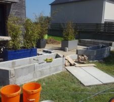 Construction de jardinière