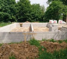 Vue côté futur salon / salle à manger.