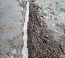 Intempéries pourries Tranchées comme au camping!!!!