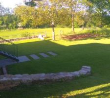 Jardin coté terrasse