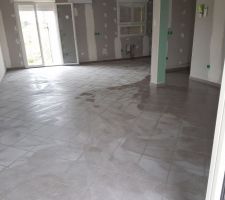 Pose de carrelage
