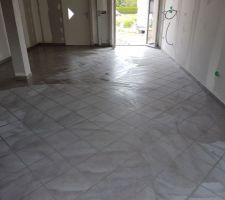 Pose de carrelage