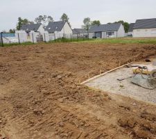 Installation puisard et terrassement