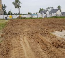 Installation puisard et terrassement