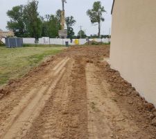 Installation puisard et terrassement