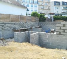 Elevation des murs