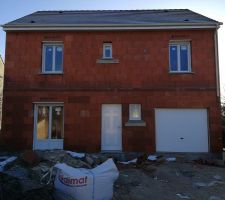 Pose des fen&ecirc;tres et portes