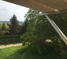 Vue de  notre futur chambre