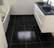 La salle de bain quand elle est propre