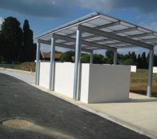 Le futur abri velo du lotissement