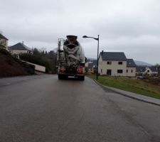 Coulage de la dernière dalle: chape liquide sur plancher chauffant