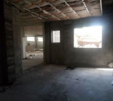 Notre future chambre, plafond isolé