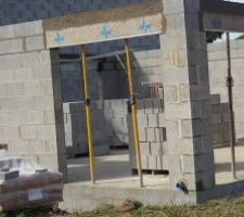 Coffrage des linteaux