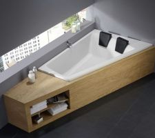 Baignoire asymetrique
