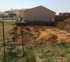 Aujourd'hui, début des travaux