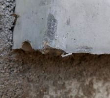 Appuie de fenêtre cuisine casser.