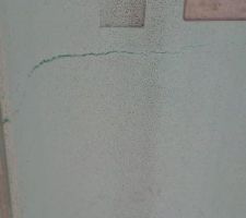 Coffre baie d'angle fissurer