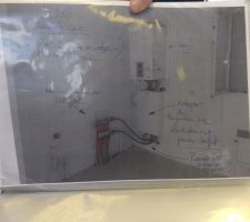 MAP - Exemple chaudière gaz + kit de zone + robinet Chauffage au sol