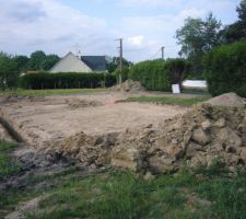 Début des fondations