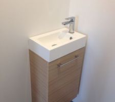 Meuble Lave mains wc