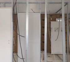 Installation cloisons et portes intérieures