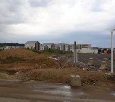 Zone pavillonnaire à l'Ouest du quartier
