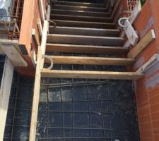 Armatures escalier palier n&deg;2