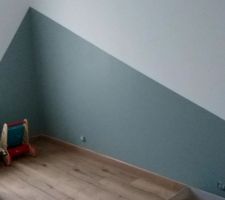 Chambre d'enfant coloris vert ficus