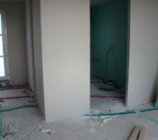Entrée chambre et sdb