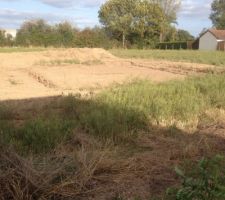 Début des travaux, les fondations vont pouvoir être coulées...