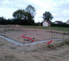 Fondations coul&eacute;es assez rapidement