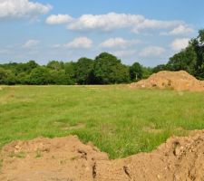 Vue de l'angle SUD OUEST du terrain