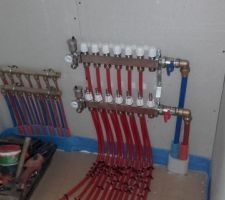Réseau chauffage - nourrices eau potable et chauffage
