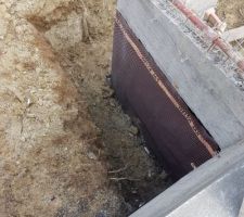 Etancheité vide sanitaire par enduit bitumeux et Delta MS
