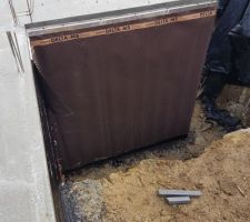 Etancheité vide sanitaire par enduit bitumeux et Delta MS