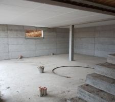 Isolation plafond du garage en sous-sol