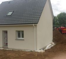 Remblais pourtour maison