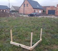 Debut des travaux avec la pose des chaises de construction !