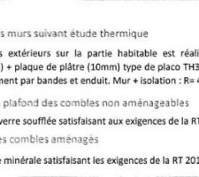 Isolation dans la notice descriptive