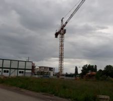 Vue de grue depuis le quartier