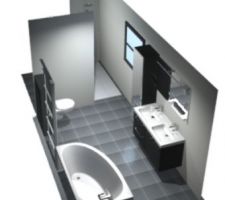 Simulation aménagement de la salle de bain